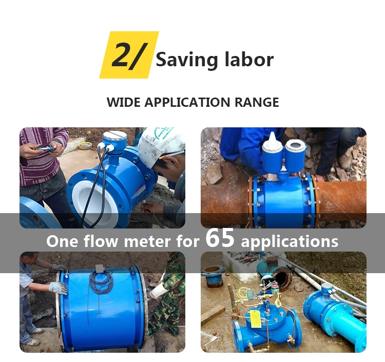 Sanitary Waste Flowmeter Lime Water Flowmeter Water Conservancy Flowmeter