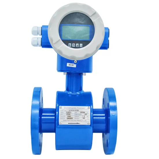 Low Cost Electromagnetic Flowmeter, China Supplier 4-20mA Output Digital Magnetic Water Flow Meter Price